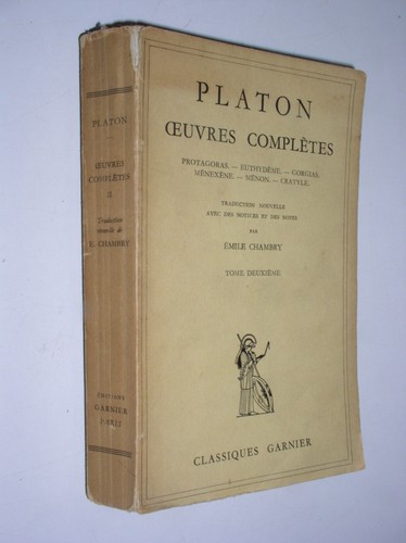 Platon oeuvres completes - platon,