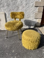 Chaise Et Tabouret / Pouf