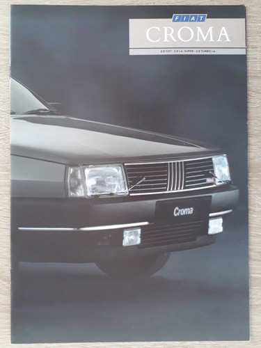 Fiat croma saloon - fiat, brochure