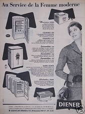 ADVERTISING DIENER SPINNER PRESSINE REFRIGERATOR CHAMONIX WASHING MACHINE