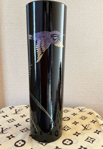 Vase japonais laque motif - japonais,