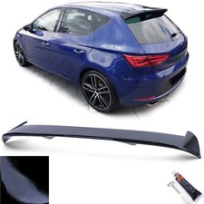 Spoiler de Toit Noir Brillant pour Seat Leon III 5F à Partir 2012-2020