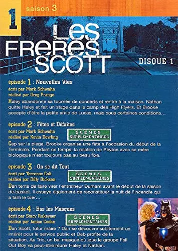 Les freres scott - freres, saison