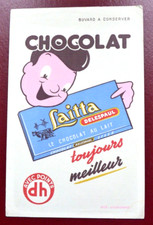 BUVARD - LAITTA DELESPAUL CHOCOLAT AU LAIT GARÇON TABLETTE - ILLUSTRATEUR -