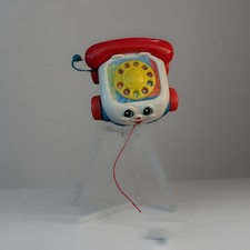 Vintage 2000 Fisher Price Chatter Phone Telephone Pull Toy with Moving Eyes 