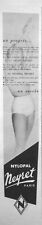 1955 LE NYLOPAL LA MILANAISE OPAL NEYRET WOMEN'S BRIEF PRESS ADVERTISEMENT
