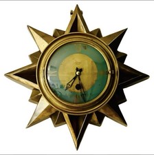 HORLOGE MURALE SOLEIL Circa 1930 SOLEIL VERSAILLES Cartel SILVOS PARIS