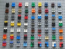 LEGO Minifig Hips & Legs Legs Character 970 970c00 Monochrome Choose Color