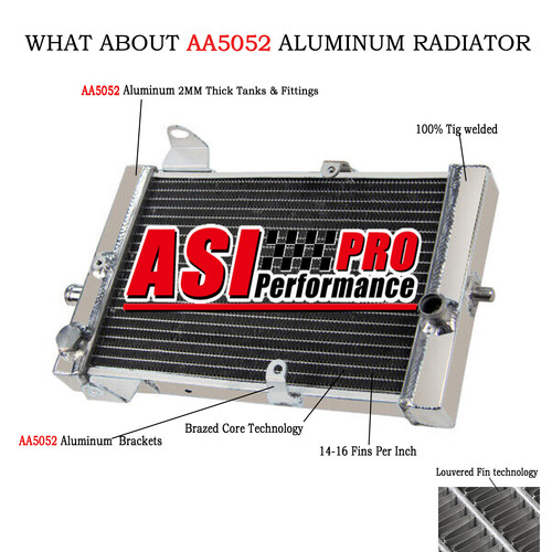Upgraded aluminium radiateur - aluminium,