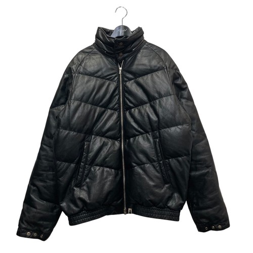 Doudoune cuir noir - en, a