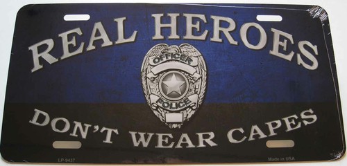 Plaque auto usa police - plaque,