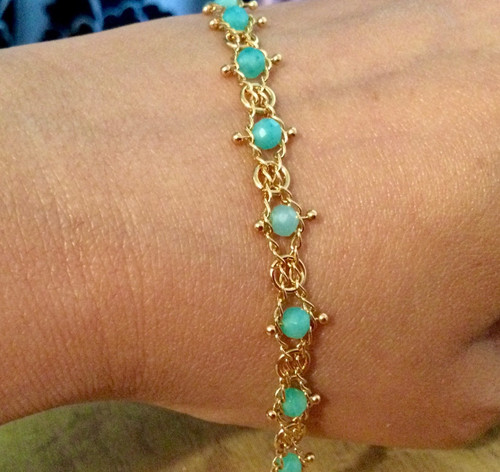 Bracelet plaqué - bracelet,