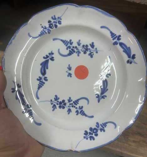 Assiette faïence régionale - assiette,
