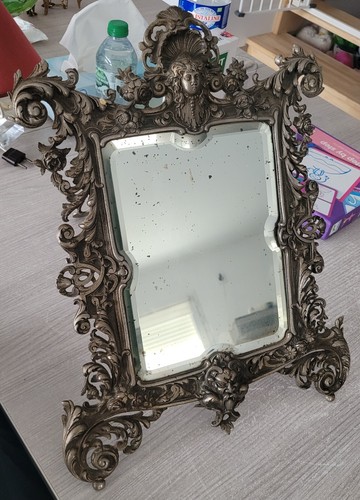 Antique miroir table - antique, de