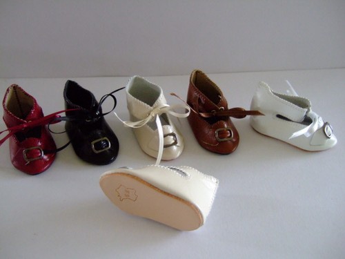 Chaussures poupee ancienne - chaussures, de