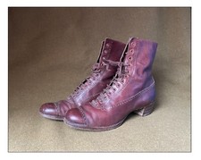 * Vintage Paris France 1920 " Bottines Belle époque 1910 chaussures Bottes 1900