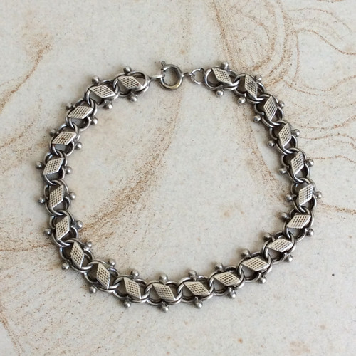 Bracelet ancien argent fin - bracelet, en