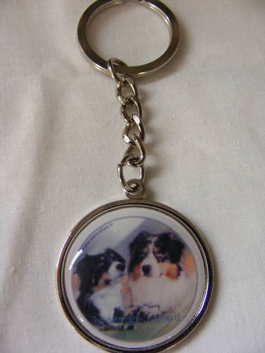 Porte clés métal - en, chien