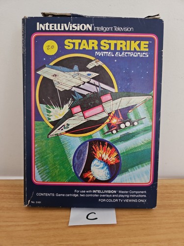 Intellivision star strike - -,