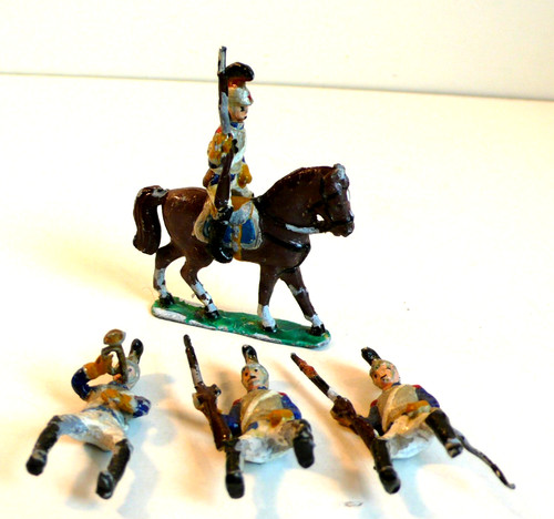 Lot anciens petits soldats - lot,
