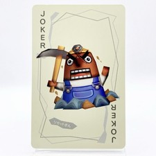 Carte à jouer Mr. Resetti Animal Crossing Joker Nintendo Collection Japan F/S