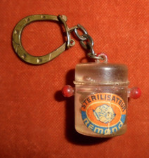 MINI Sterilizer REMOND Drawing Key Ring Keyring with Mom and Baby Bottle