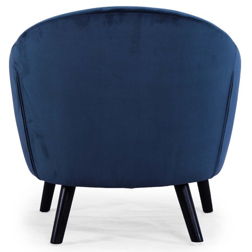 Fauteuil scandinave velours - fauteuil,