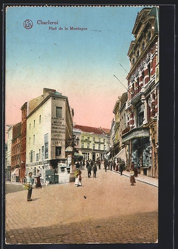 Cpa charleroi pied la - de,