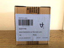 POKEMON ULTRA SUN (ULTRA SOLEIL) CARTON D'USINE (x15 p) - NINTENDO 3DS PAL NEUF