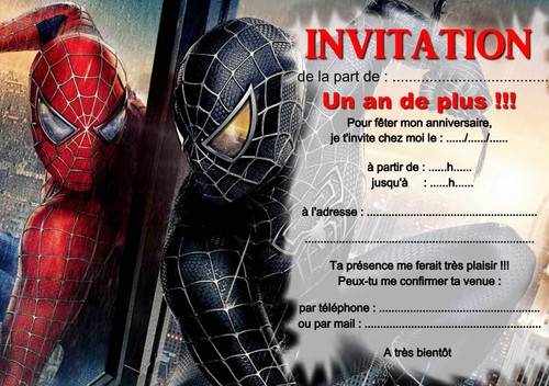 Cartes invitation - 5, 12