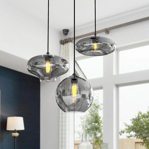 Modern lights glass pendant - modern, 3