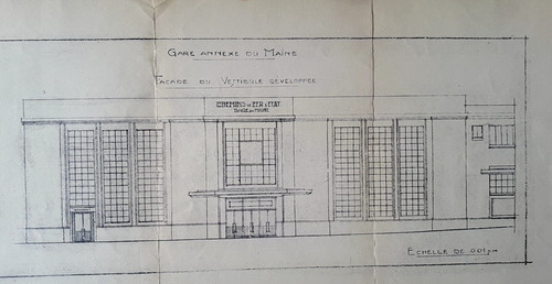 Dessin original chemins - de, fer