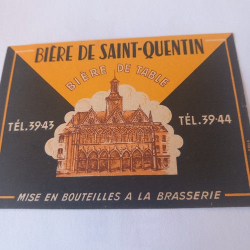 Ancienne étiquette bière - étiquette, de