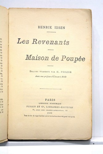 Livre ancien ibsen les - livre,