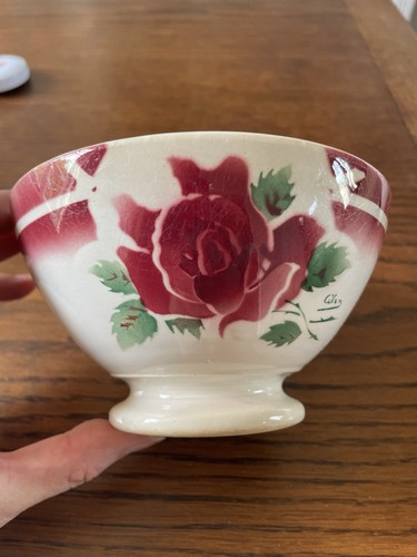 Ancien grand bol digoin - grand,