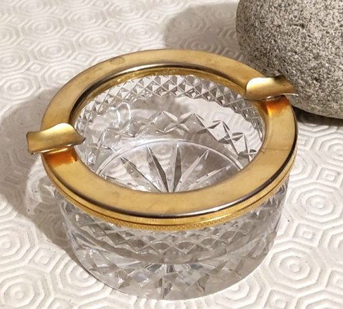 Cendrier cristal taillé - cendrier,