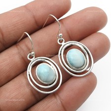 Larimar Pierre Neuf Pendantes