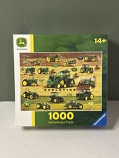 Ravensburger 1000 Pc Puzzle John Deere Evolution Tractors Trucks Farm Equipment