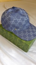 Gucci GG Denim Baseball Cap