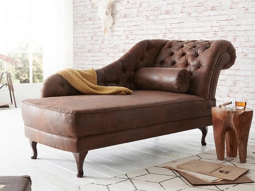 Grand canapé vintage cuir - grand,