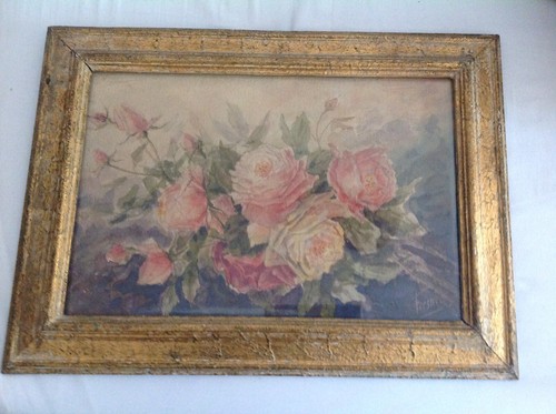 Bouquet rose aquarelle - aquarelle, de