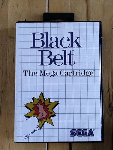 Jeu black belt sega - jeu, master