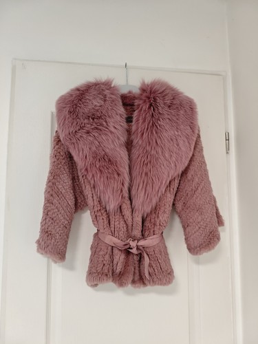 Manteau fourrure rose - manteau,