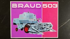 Prospectus moissonneuse Braud