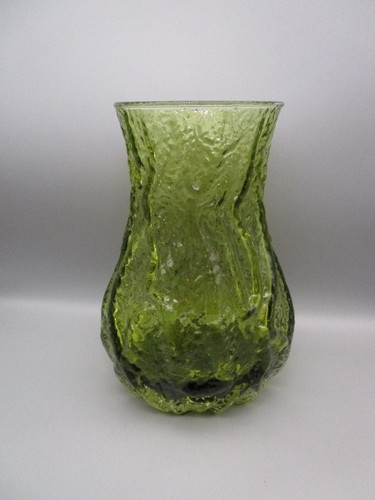 Vase vintage verre - verre, vert