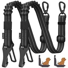 2Pack Ceinture de Sécurité pour Chien Ceinture de Sécurité pour Chien Attache...
