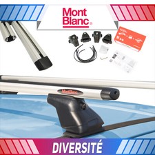 Alu Barres de toit pour Peugeot Partner 1 I 5-P 96-08 Points de fixation - (92)