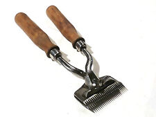 Antique Tool Very Beautiful Steel & Wood Animal Mower XXth 