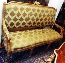 SET DE FAUTEUILS ROYAUX PALAIS DORÉ CANAPÉ TRÔNE BAROQUE ROCOCO LOUIS SAISIR