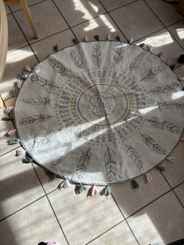 Tapis rond attrape rêves - tapis, attrape-rêves